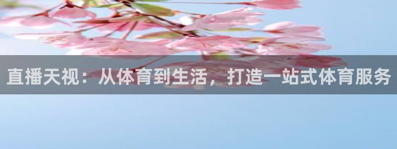 绿茵直播官网：直播天视：从体育到生活，打造一站式体育服务