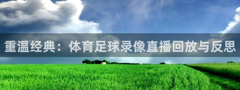 绿茵足球：重温经典：体育足球录像直播回放与反思